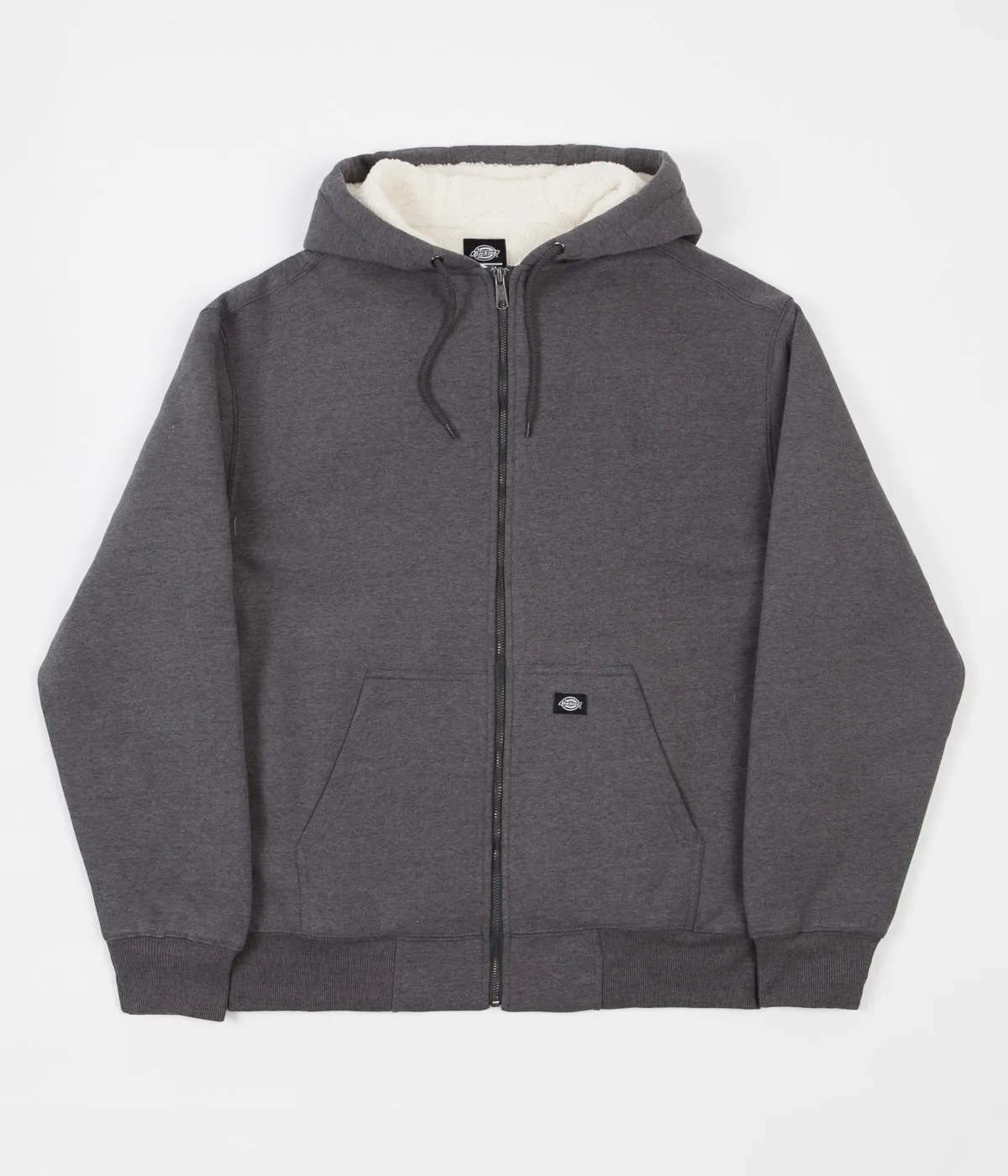 Dickies Sherpa Fleece Jacket - Dark Heather Grey