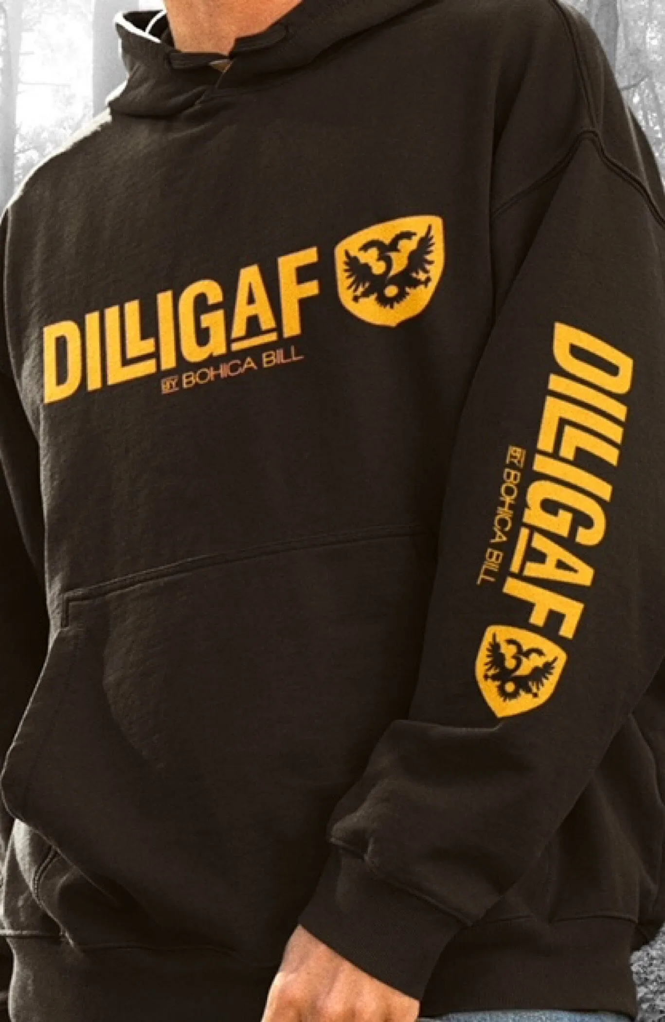 Dilligaf Neon Classic Pullover Hoody