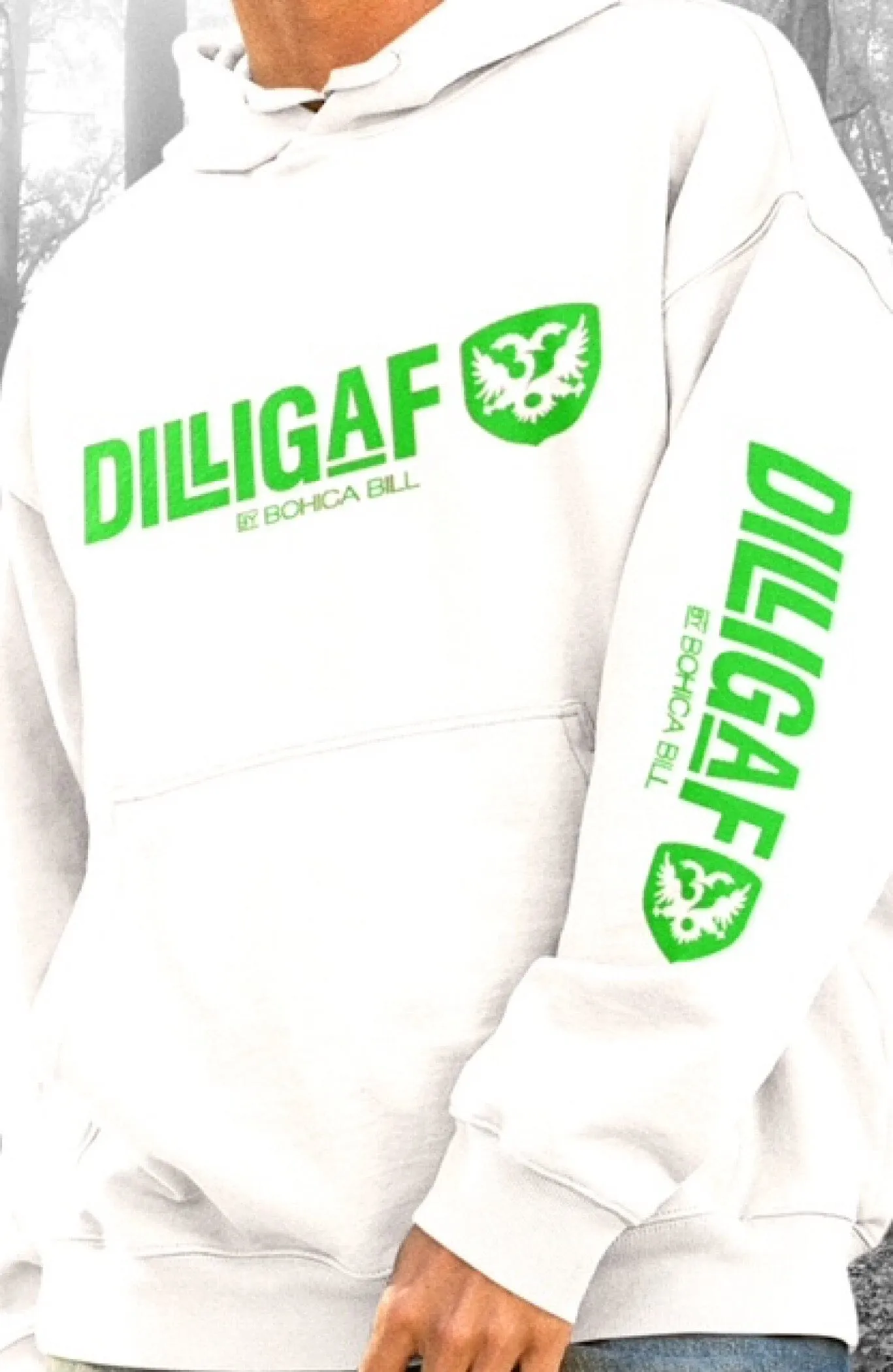 Dilligaf Neon Classic Pullover Hoody