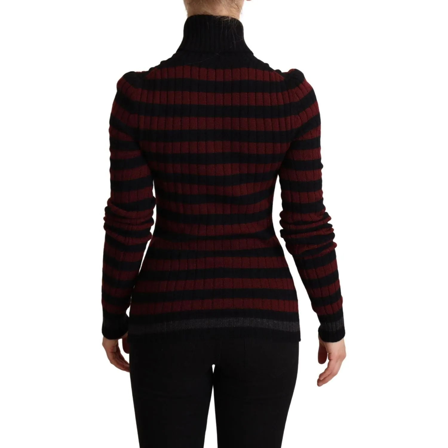 Dolce & Gabbana Chic Striped Wool-Cashmere Sweater