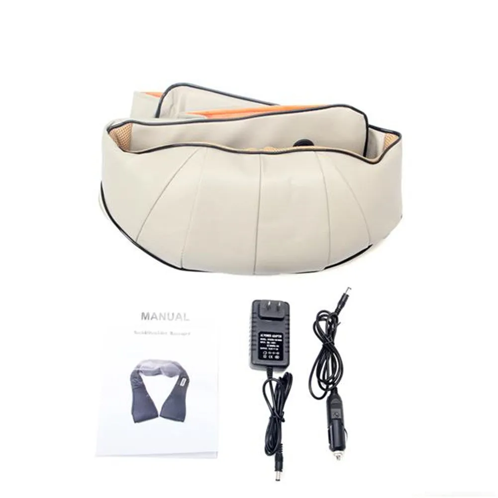 DSSTYLES Shoulder Massager Neck Electric Cervical Spine Massager Khaki