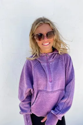 Easy Does It Pullover (Purple)