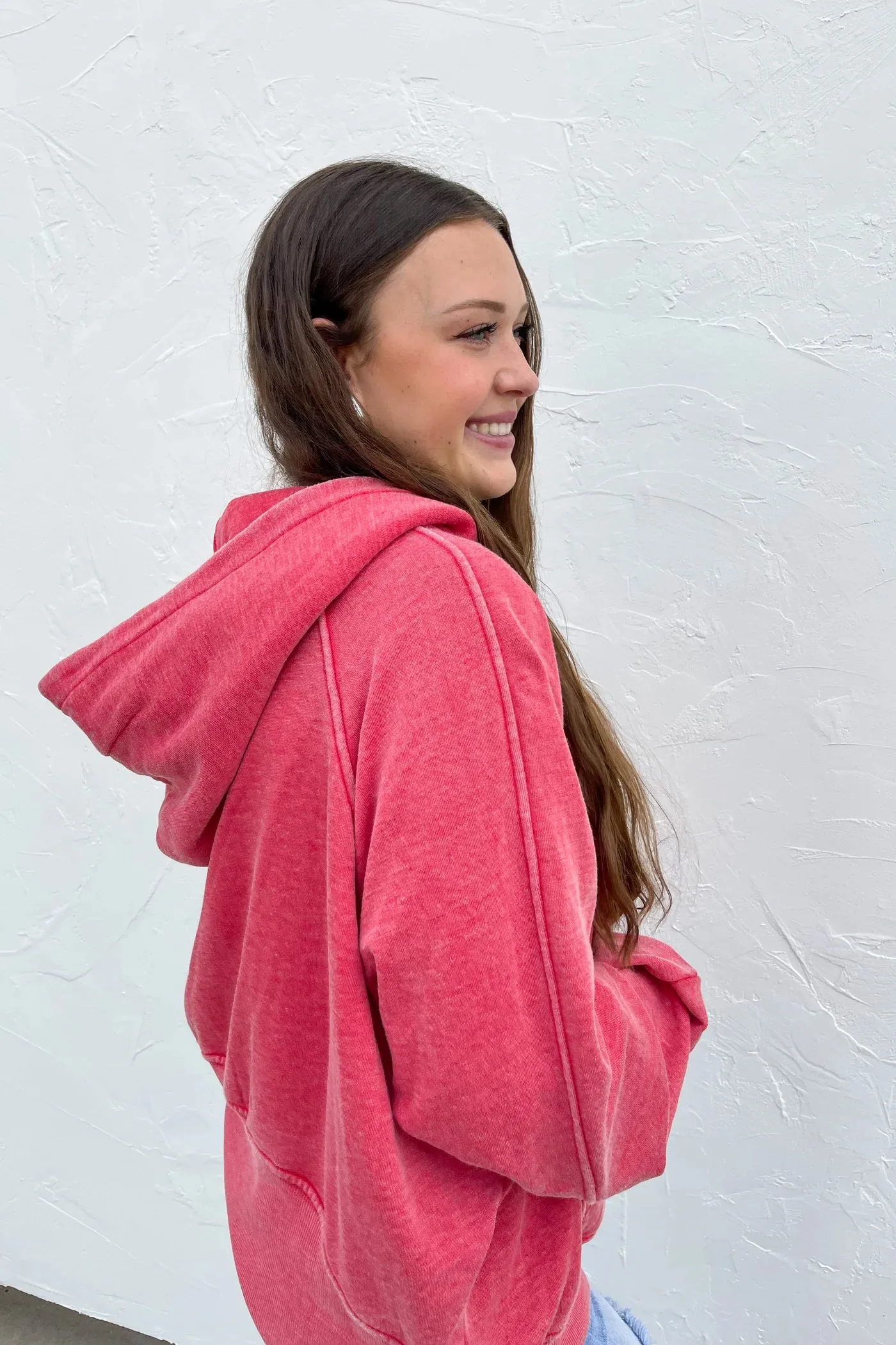 Easy Does It Pullover (Red)