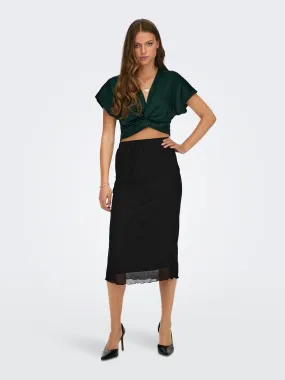 Elsa Mesh Skirt - Black