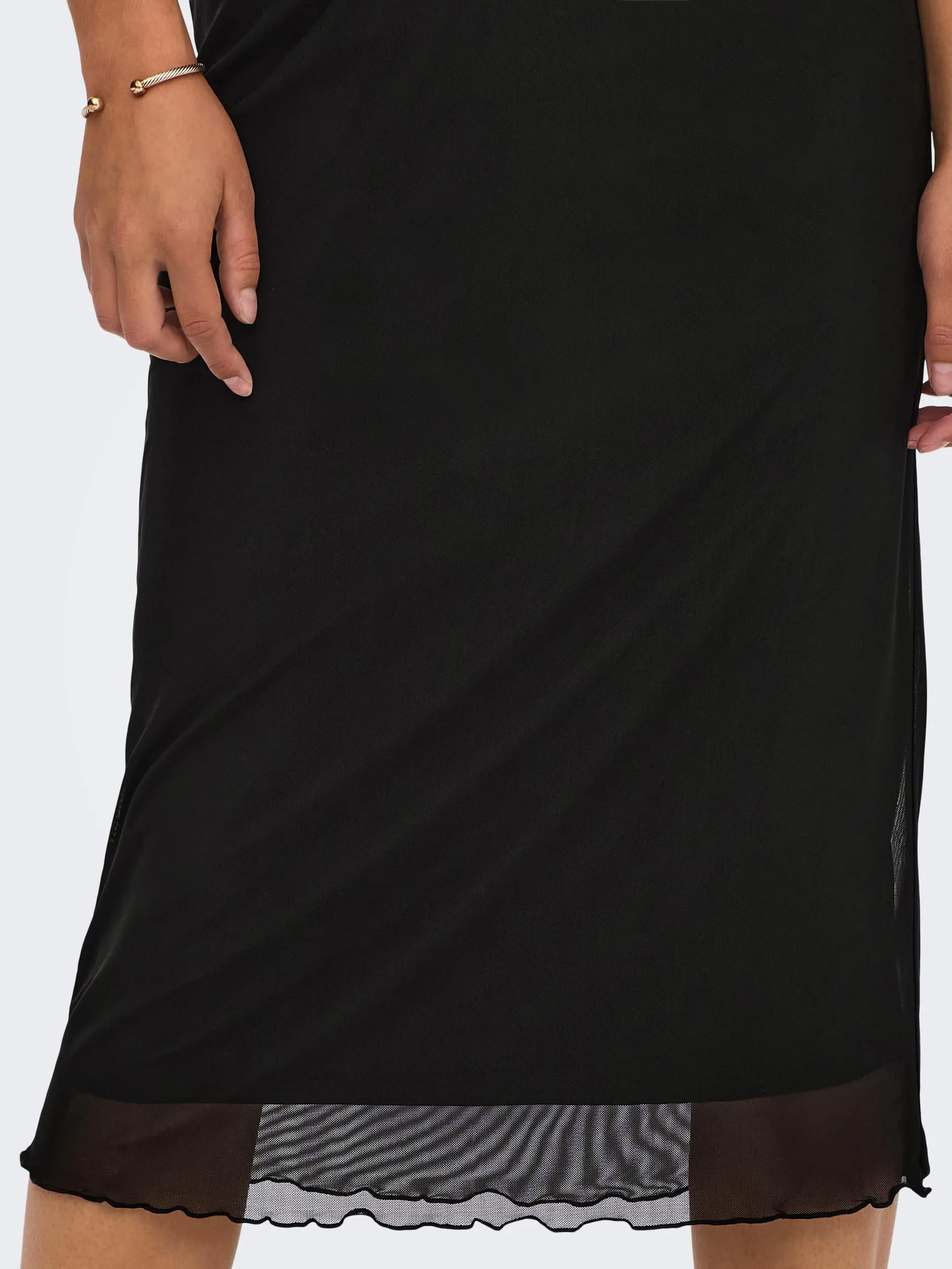 Elsa Mesh Skirt - Black