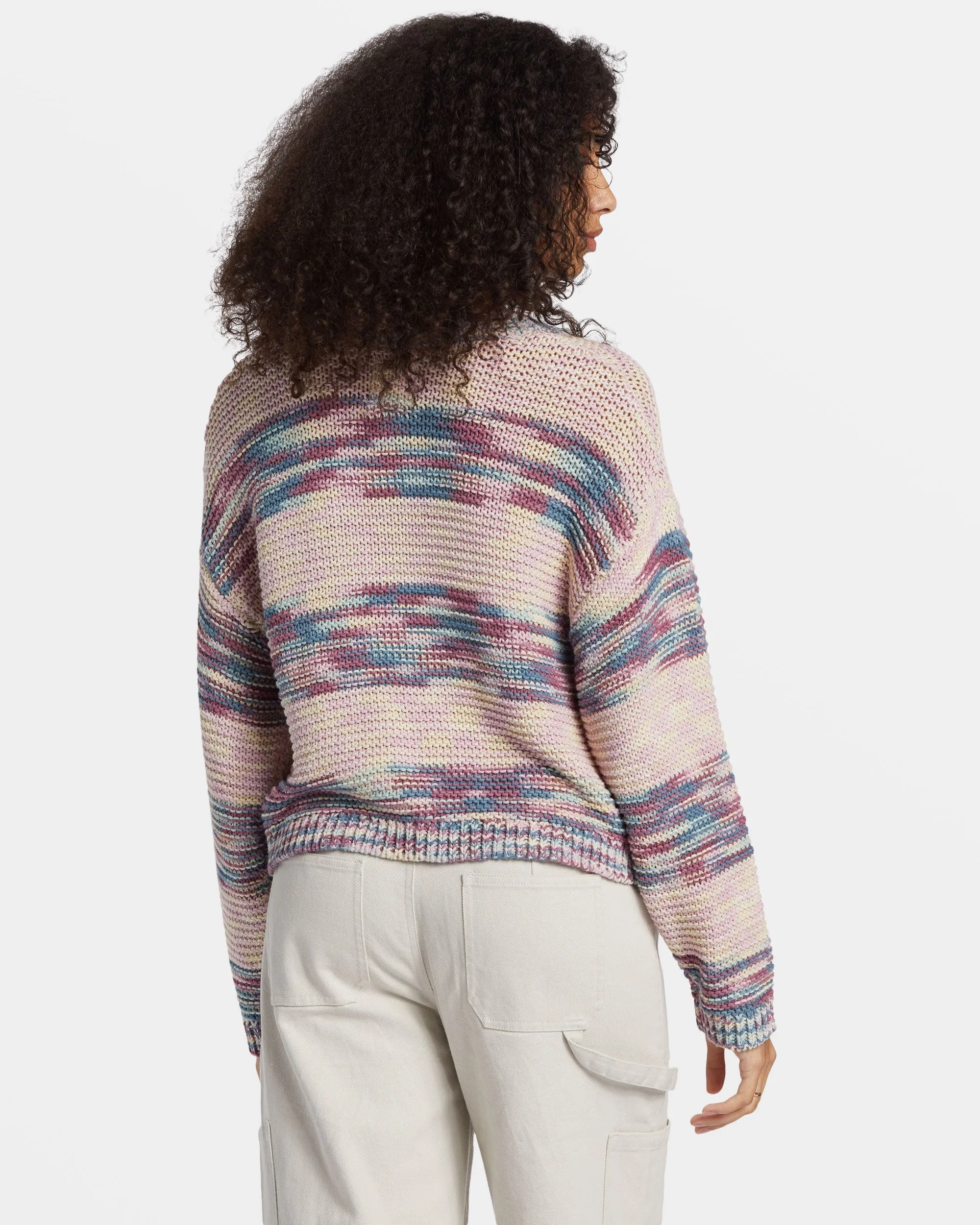 Fade Out Pullover Sweater - Blue Shadow