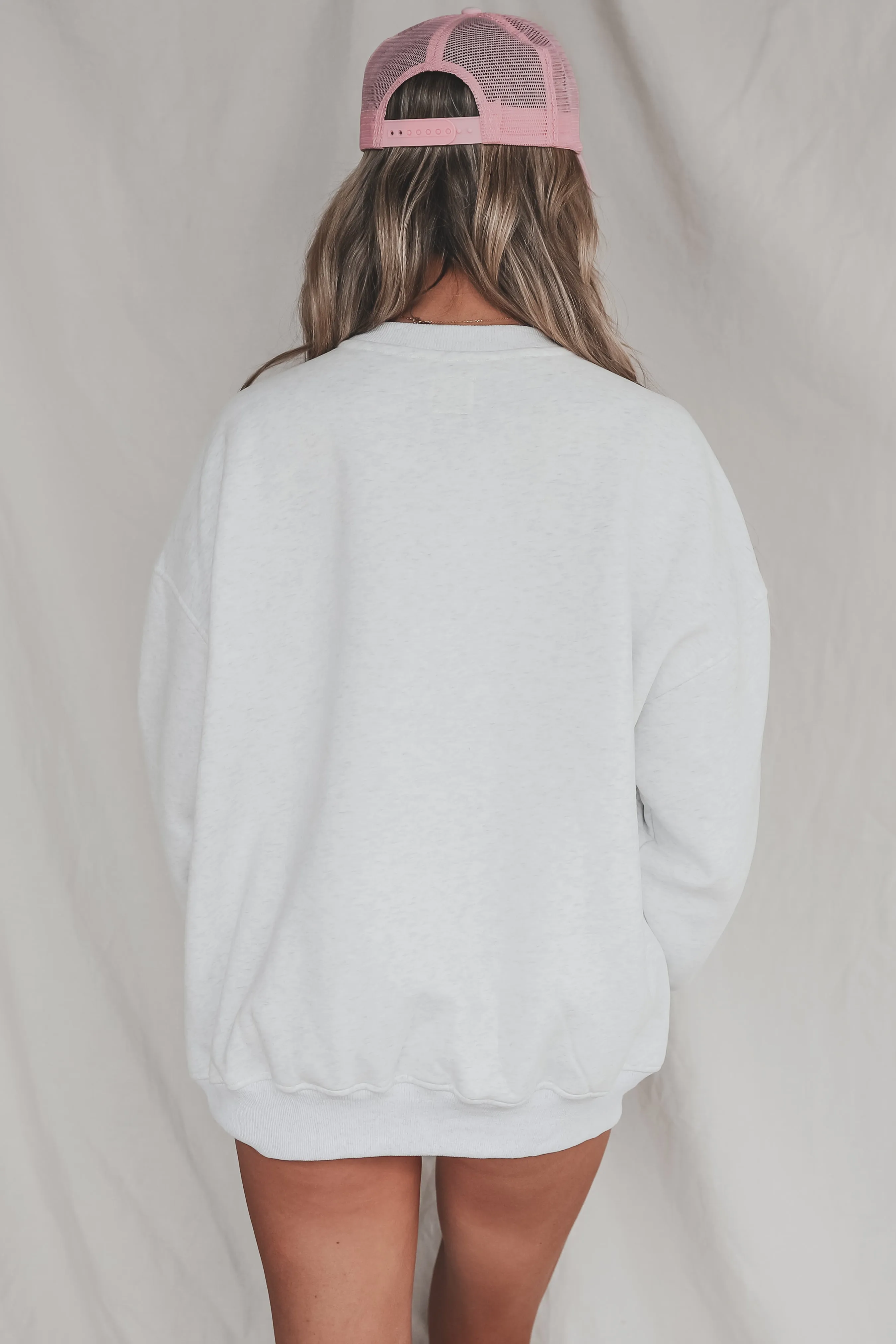 Feeling Sunkissed Gray Embroidered Pullover