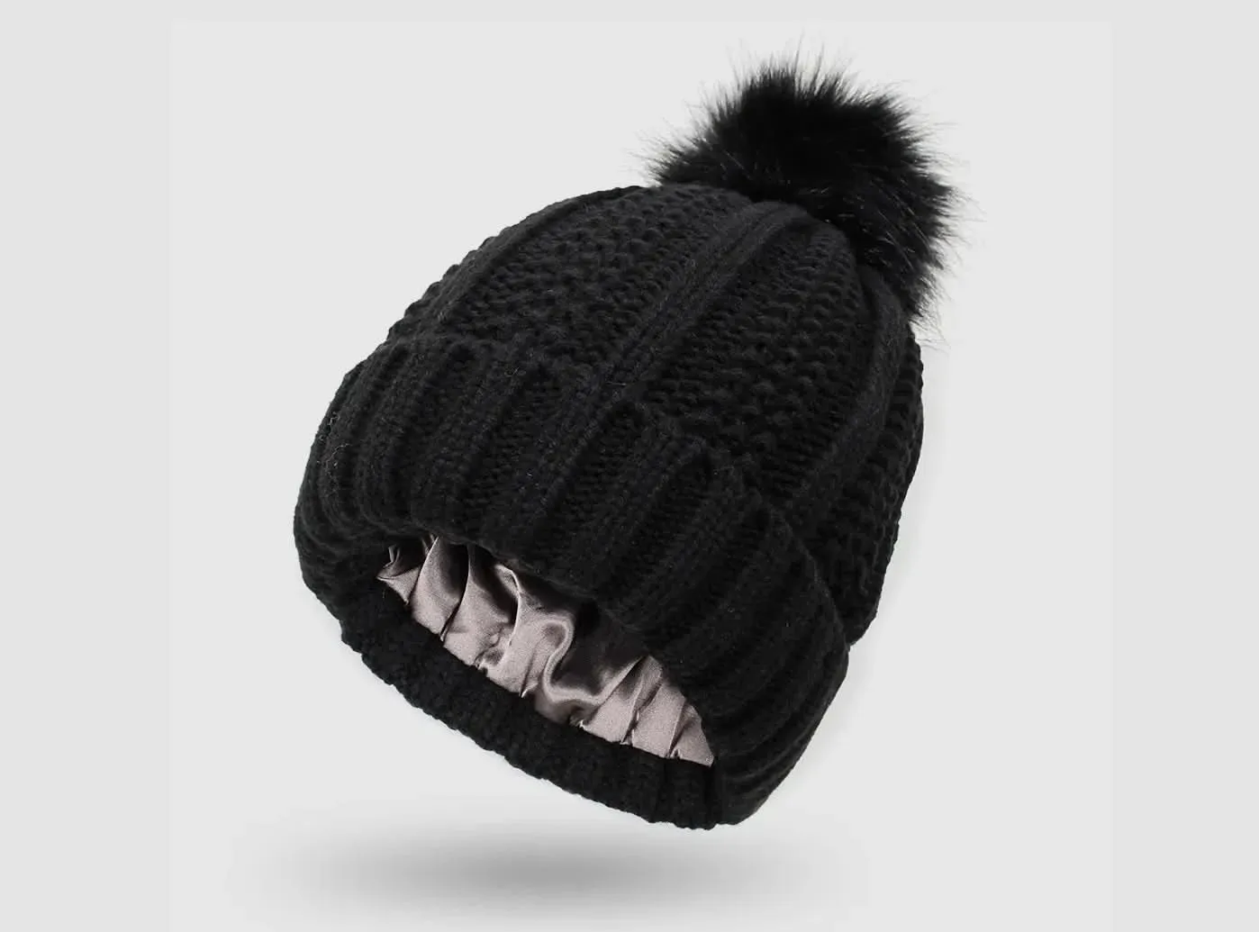 FitVille Women's Pom-Pom Knit Beanie