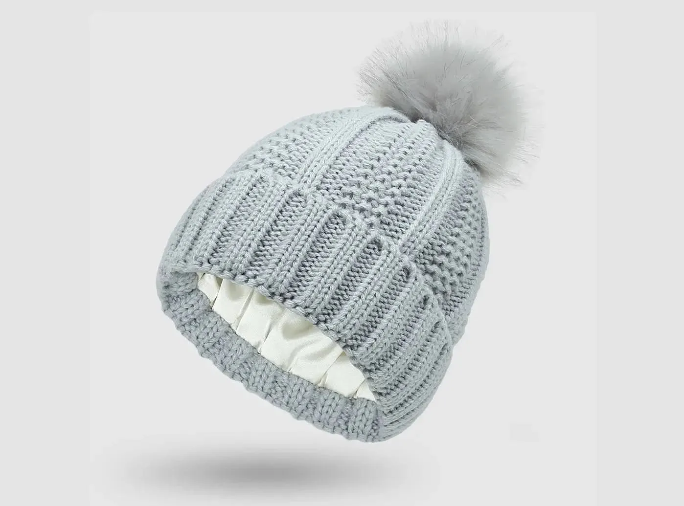 FitVille Women's Pom-Pom Knit Beanie