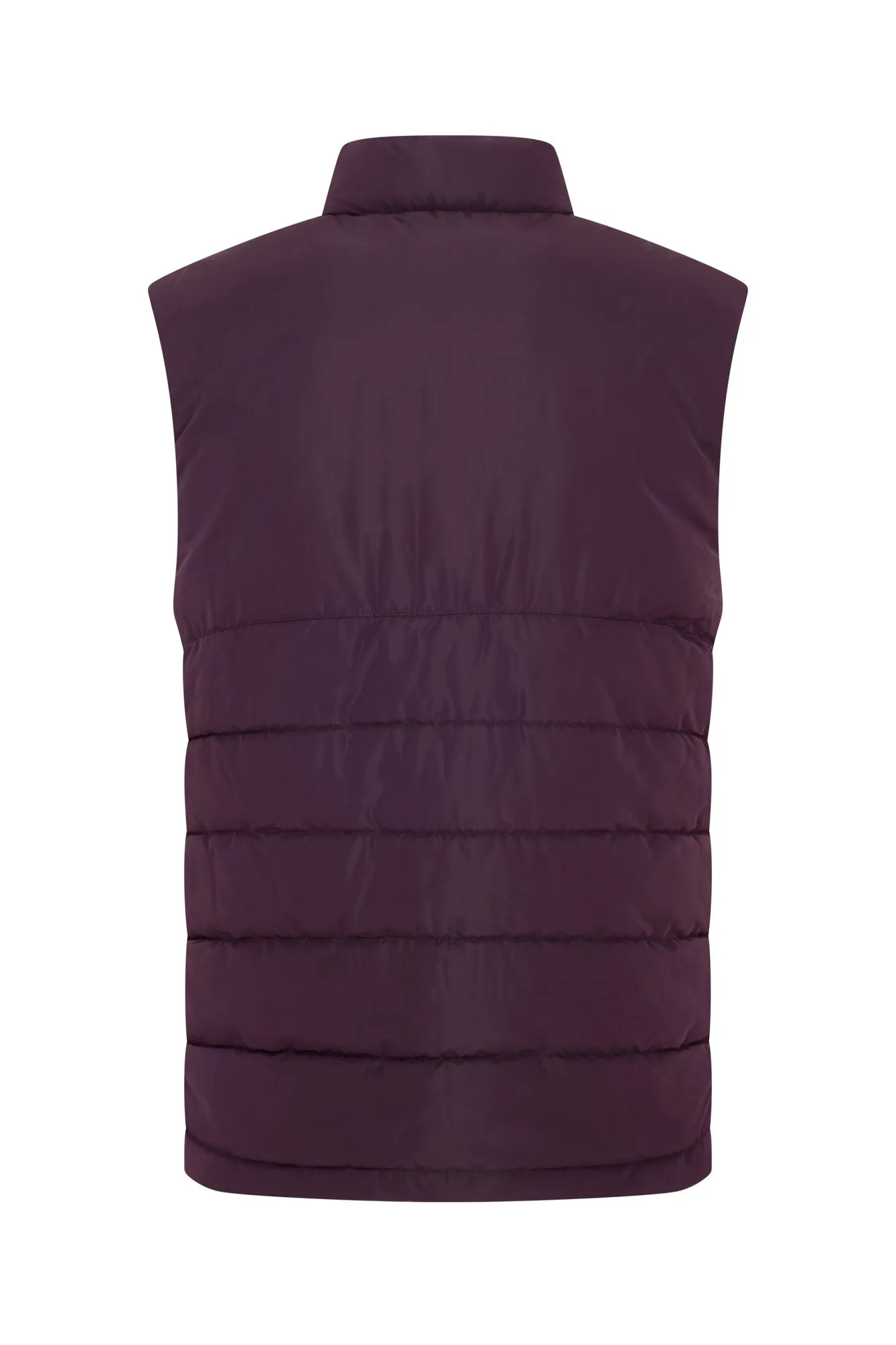 Flint Reversible Gilet Marron Red/Rock Grey