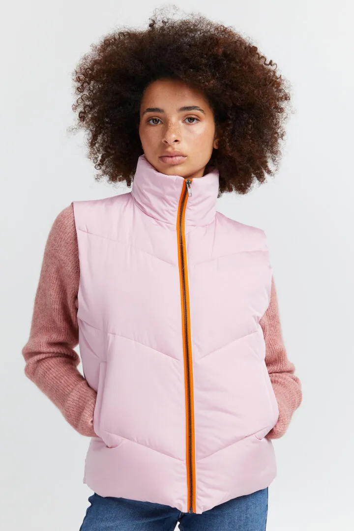 Frizta Gilet (Pink Nectar)