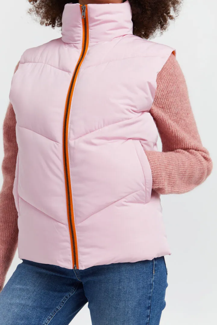 Frizta Gilet (Pink Nectar)