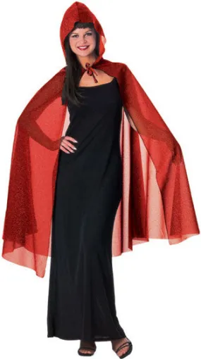 Glitter Cape Red