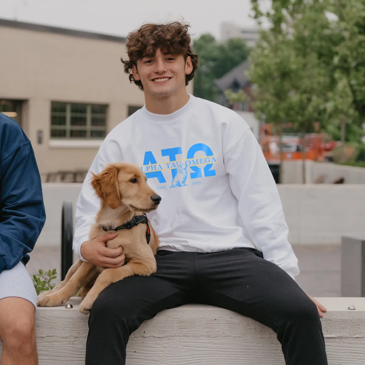 Golden Letters Crewneck