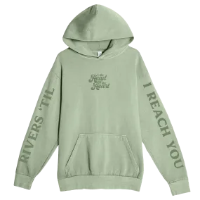 Green Rivers & Roads Hooded Sweatshirt