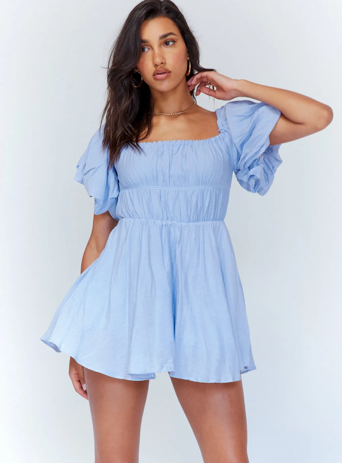 Halton Mini Dress Blue