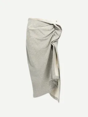 Hanam Skirt in Grey Melange