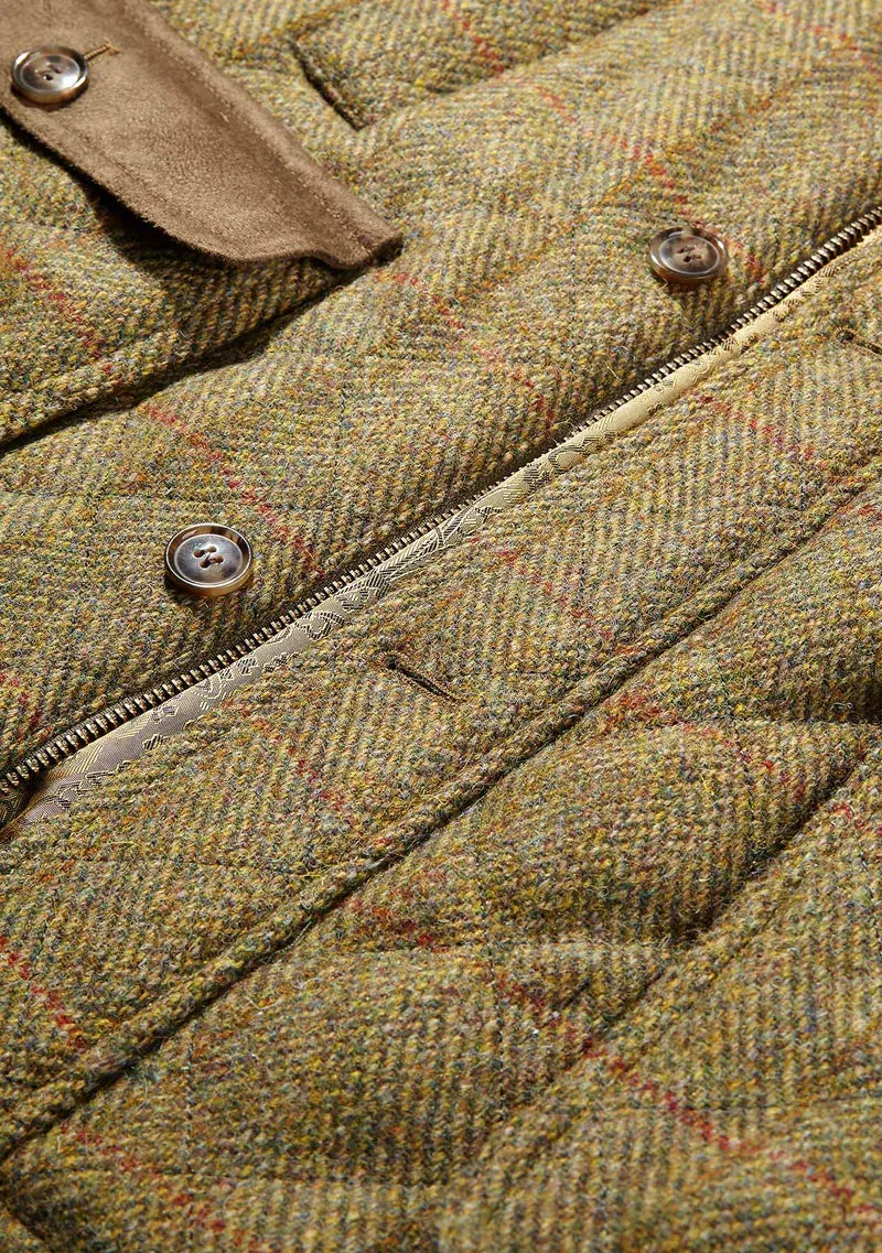 Harris Tweed Chuck Gilet Vest | Mustard