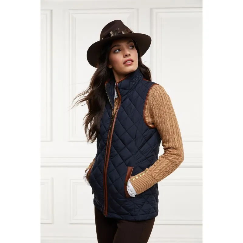 Holland Cooper Country Ladies Quilted Gilet - Ink Navy