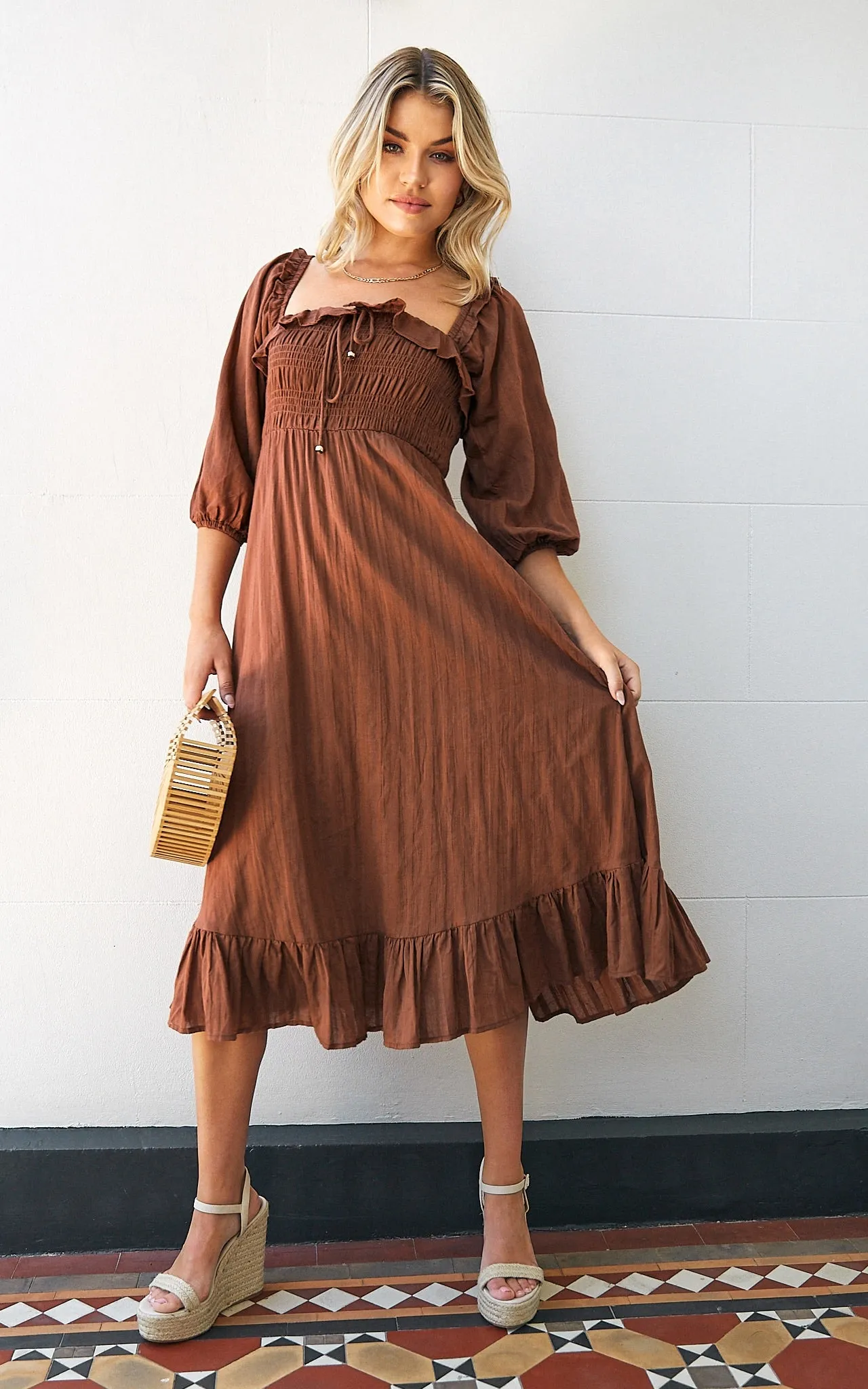 Holy Dress - Chocolate Brown