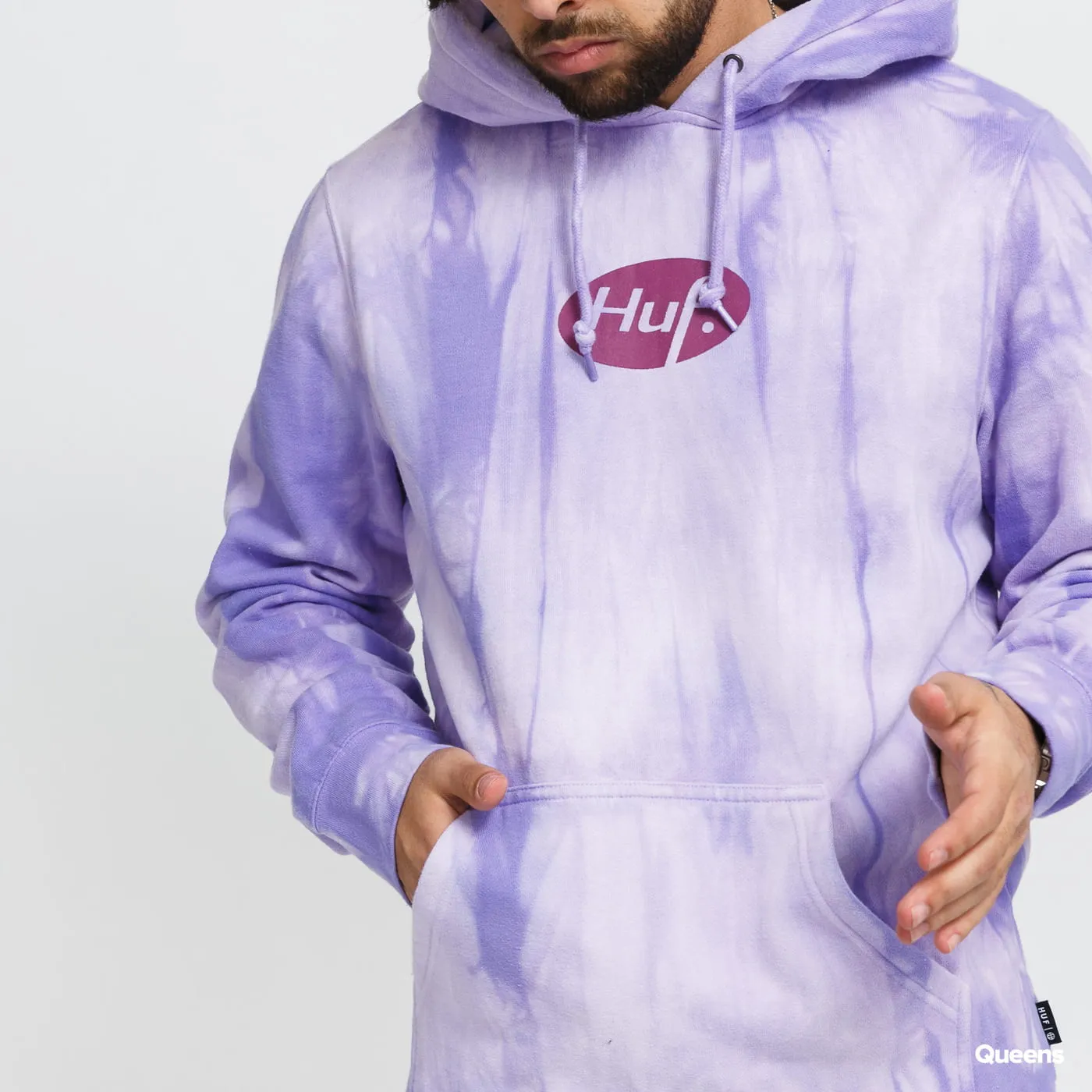 HUF SWEATER REALAX TIEDYE VIOLET