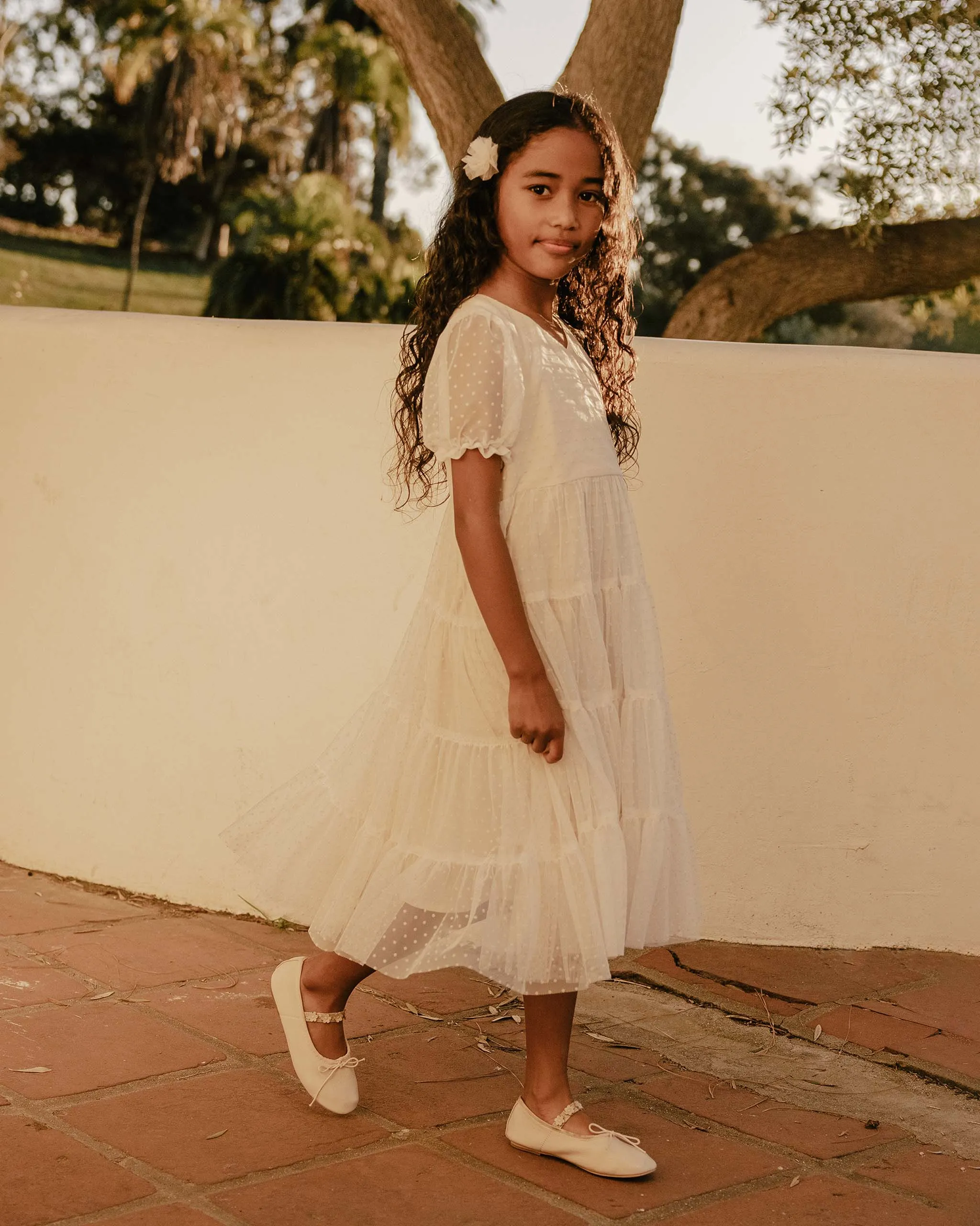 Ivory Dottie Dress