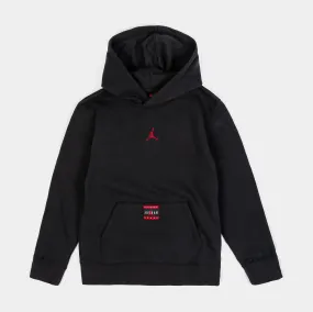 J Day Brooklyn Fleece Pullover Grade School Hoodie (Black/Red)