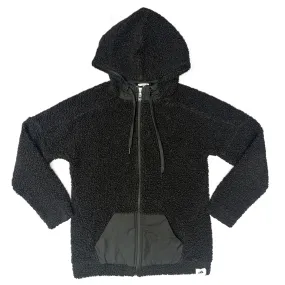 Jacket Faux Fur & Sherpa By Adidas In Black, Size: S