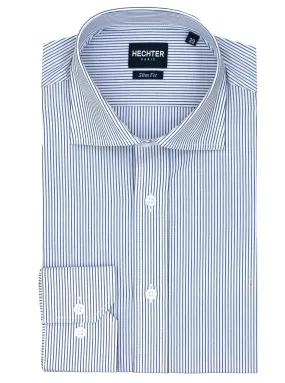 Jacque Business Navy Striped Shirt