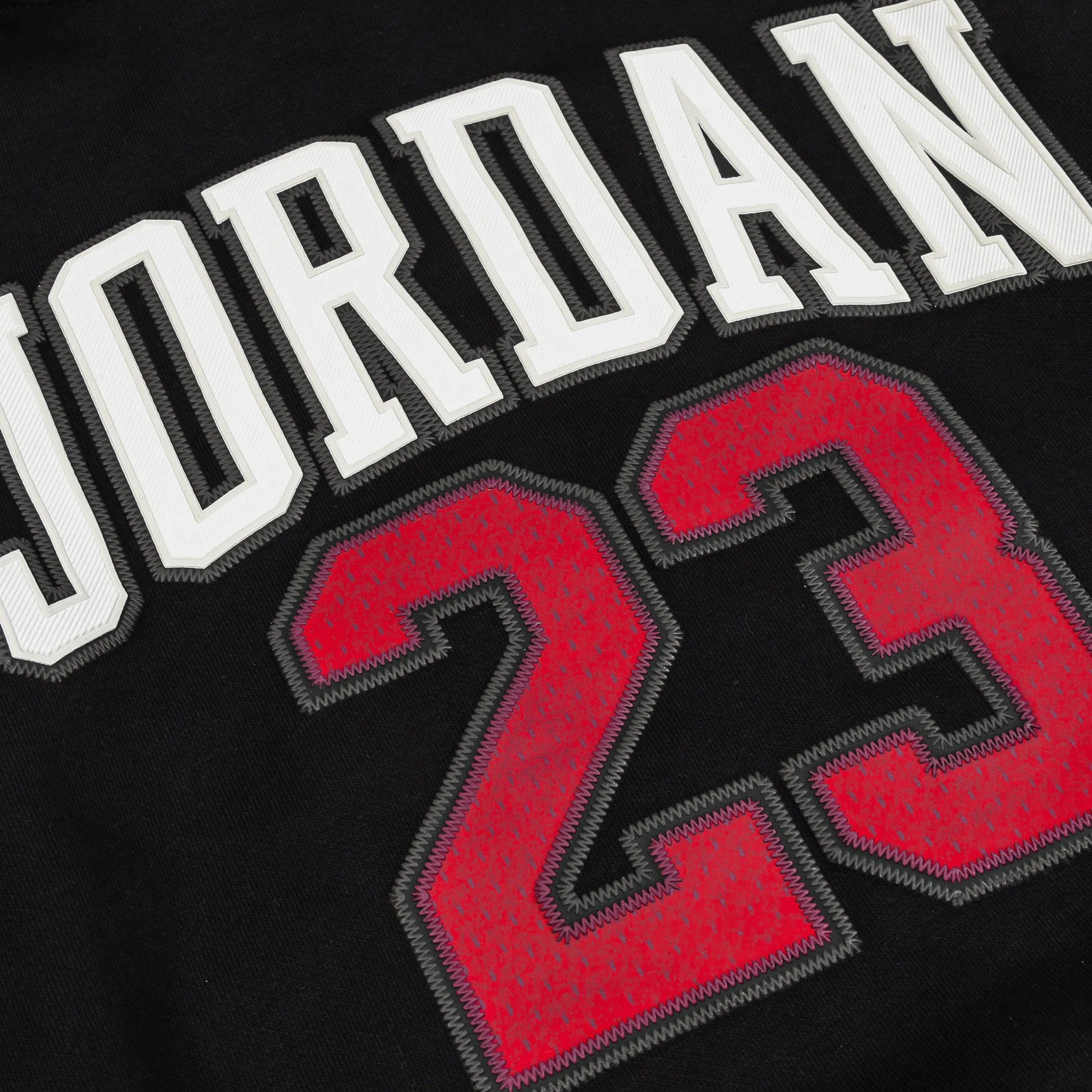 Jersey 23 Pullover Grade School Hoodie (Black/Red)