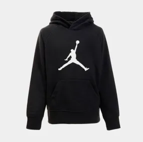 Jumpman Logo Grade School Pullover Hoodie (Black/White)