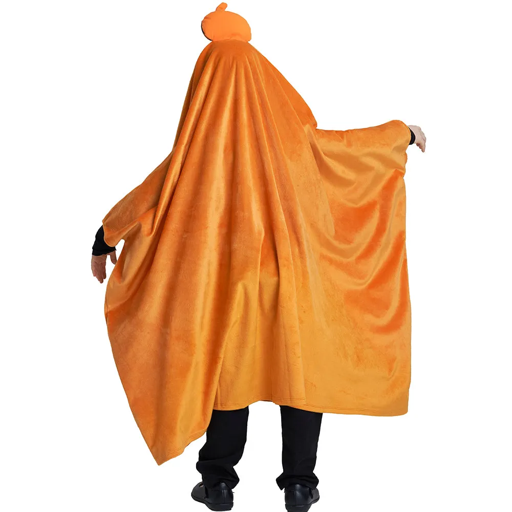 Kids Pumpkin Ghost Cape 2022 Halloween Costume