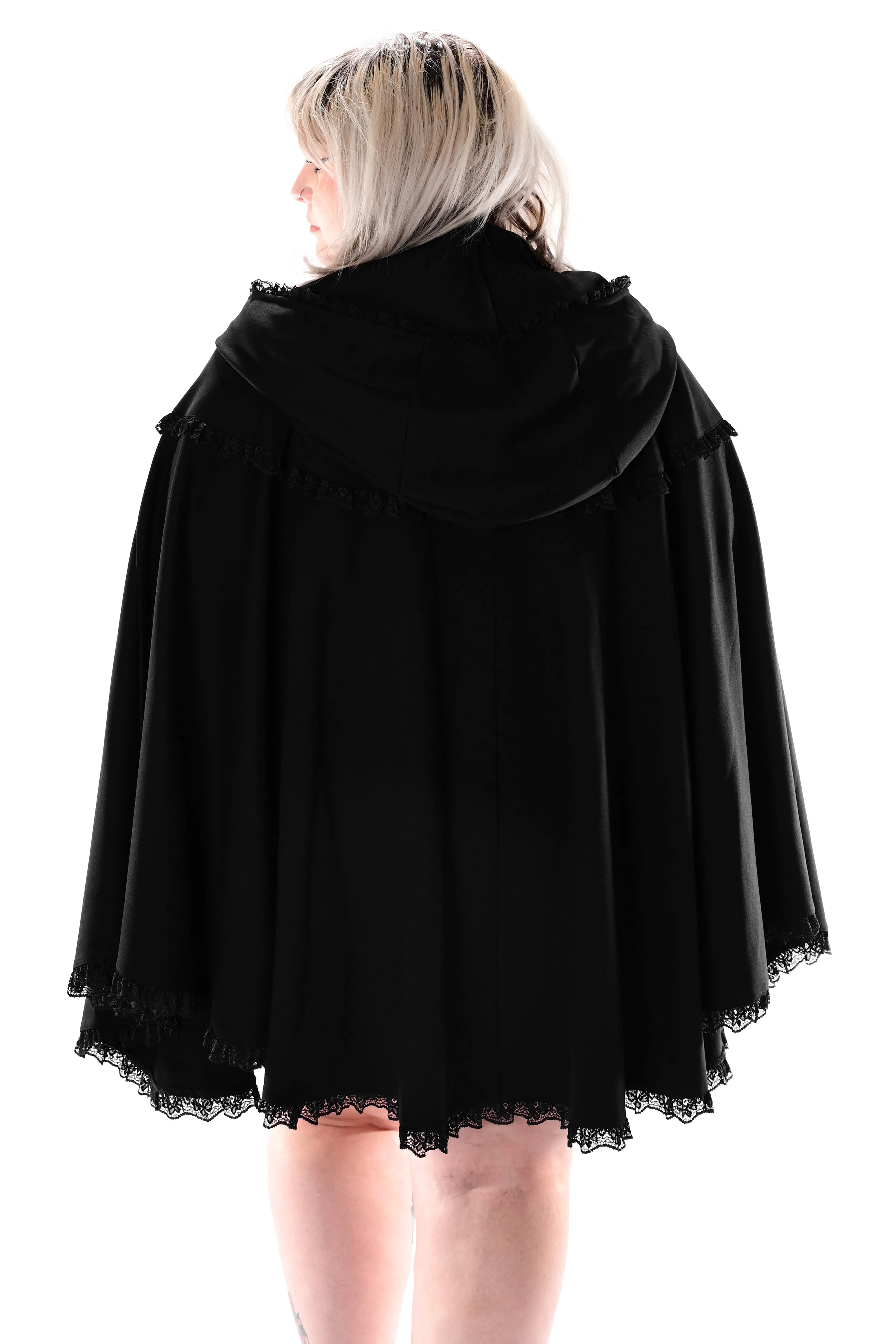 Kiki Lace Trim Cape