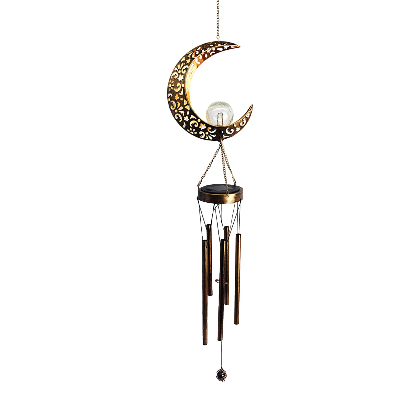 LED Solar Wind Chimes Outdoor Hanging Light
