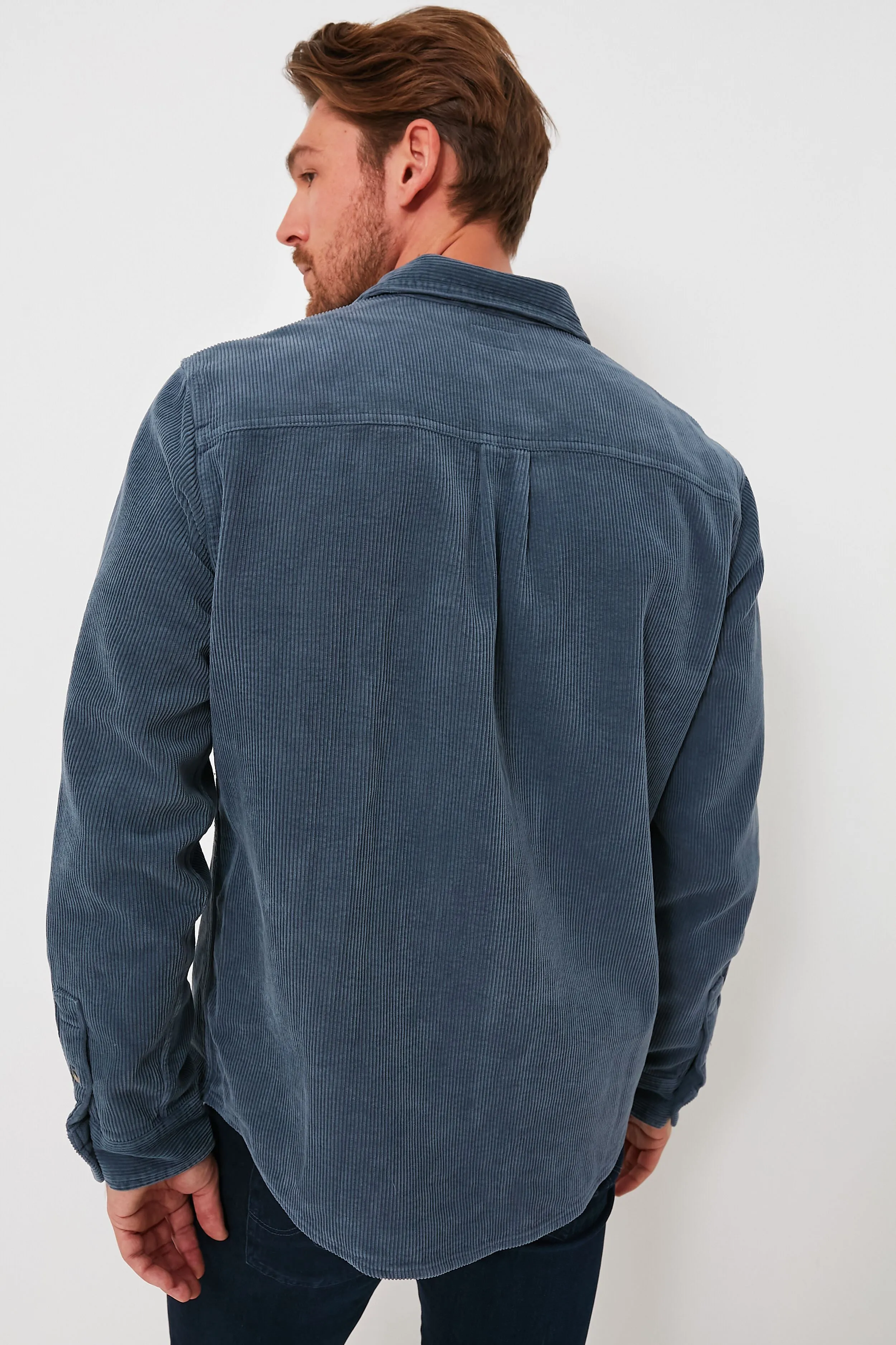 Light Indigo Max Broken In Corduroy Overshirt