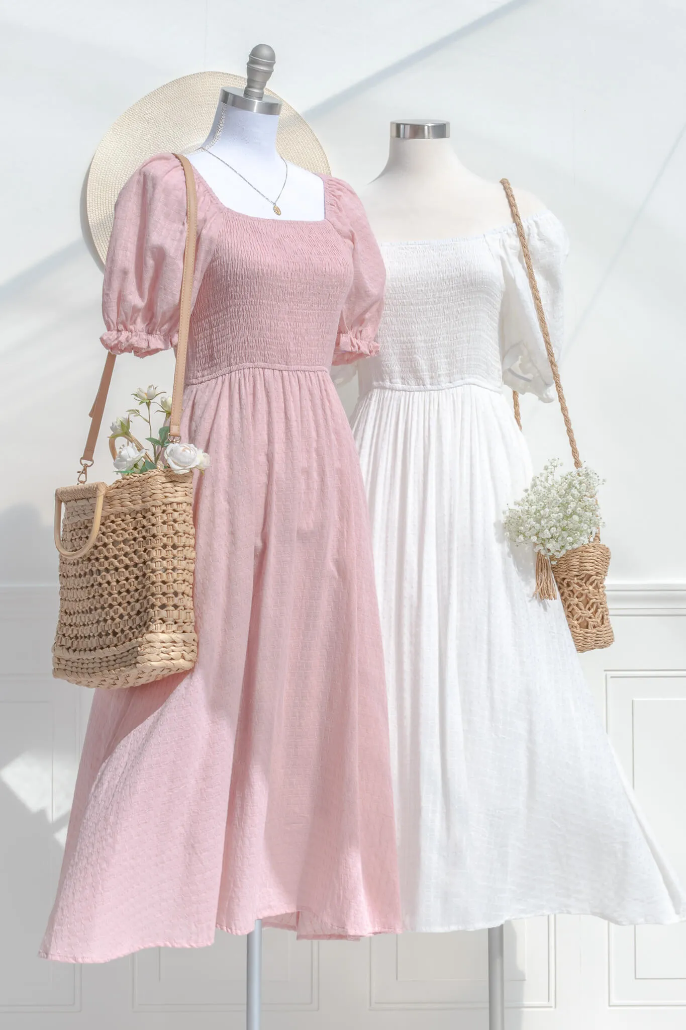 Lily of the Valley Dress - Blush Pink