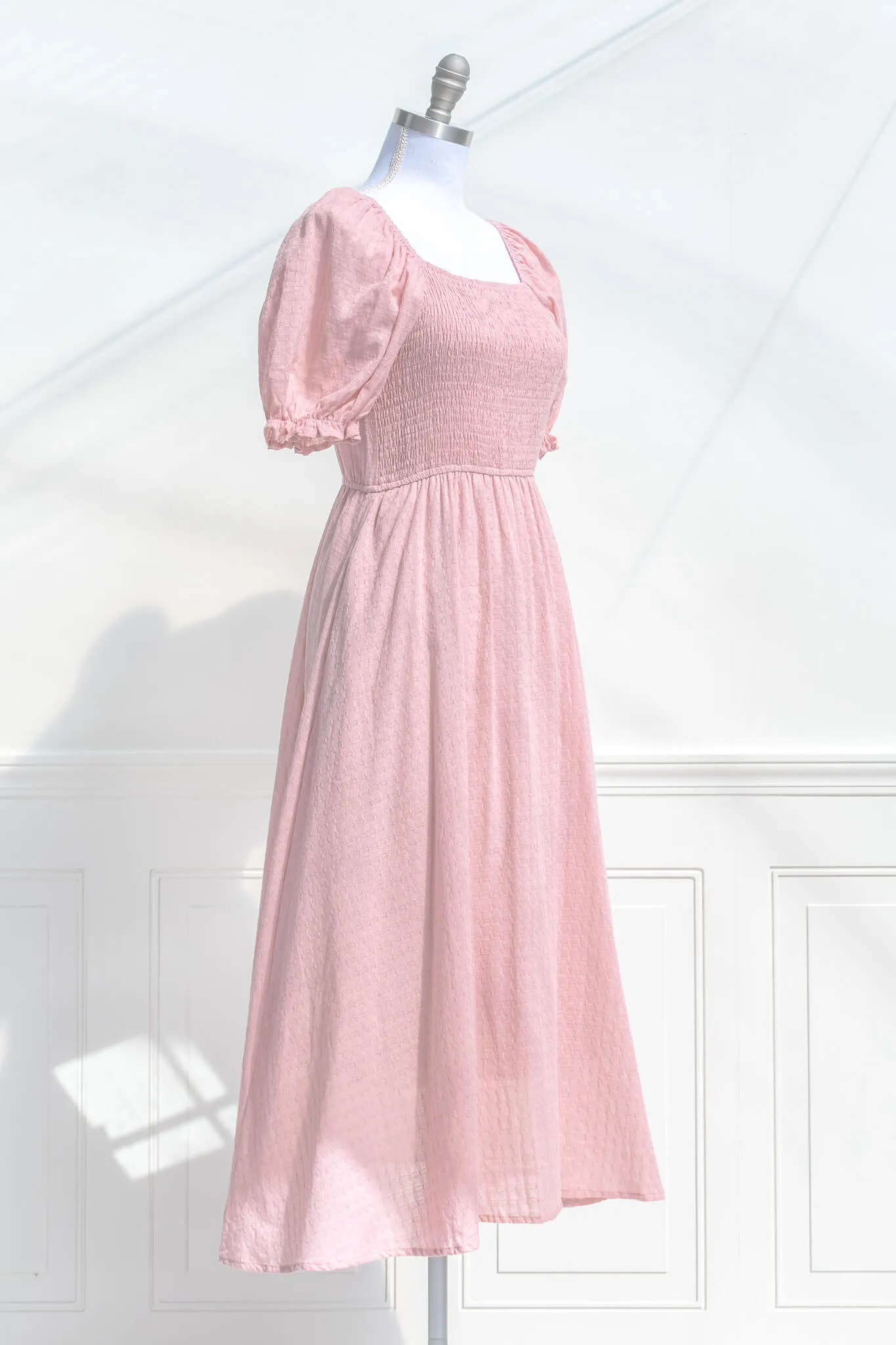 Lily of the Valley Dress - Blush Pink