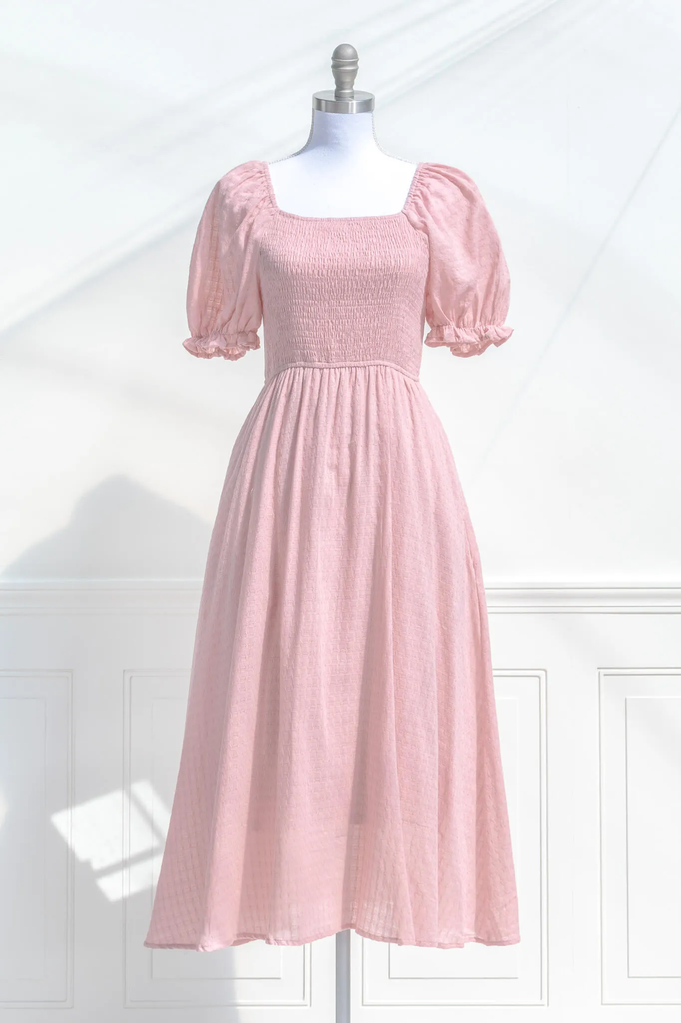 Lily of the Valley Dress - Blush Pink