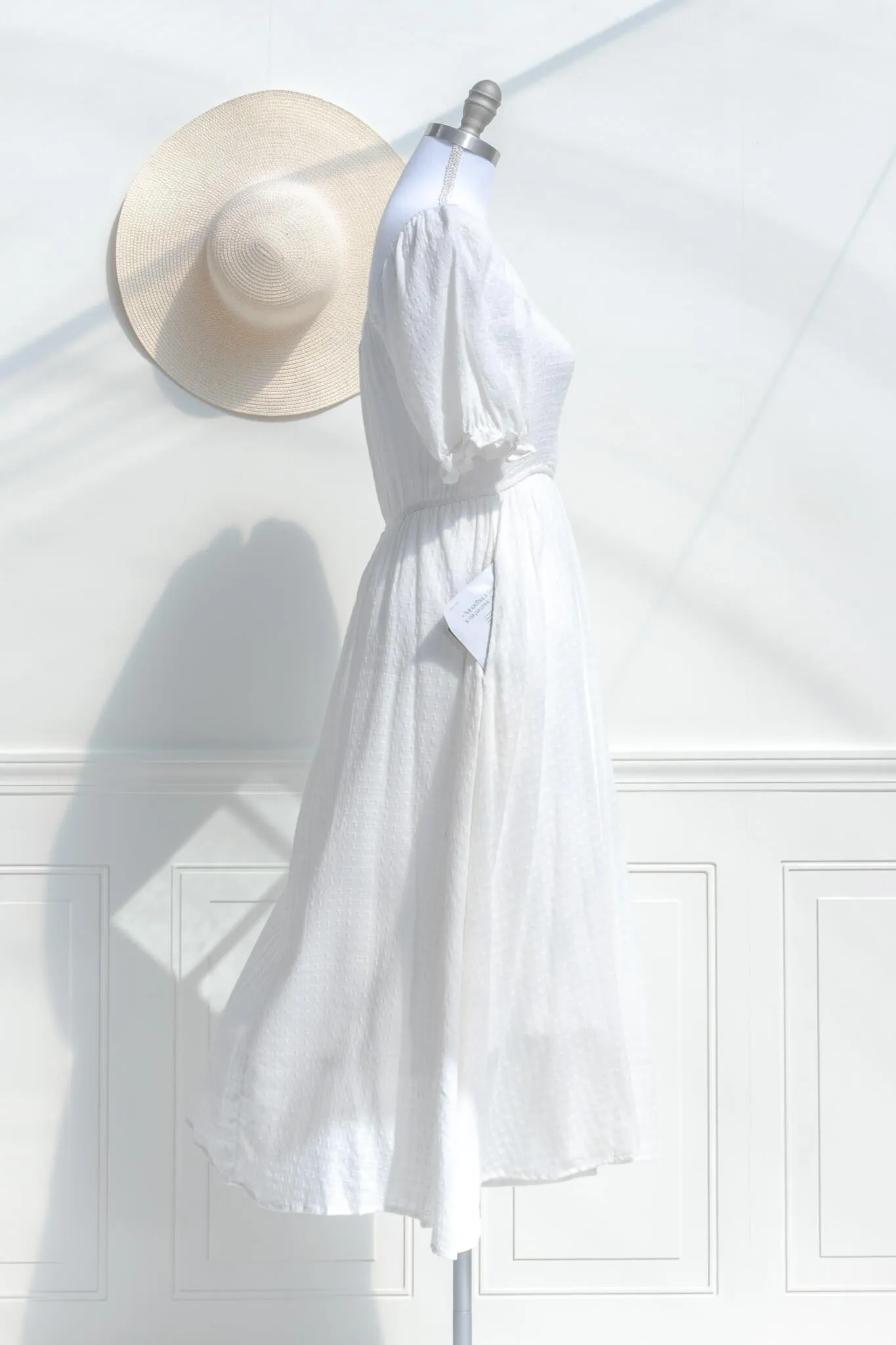 Lily of the Valley Dress - White