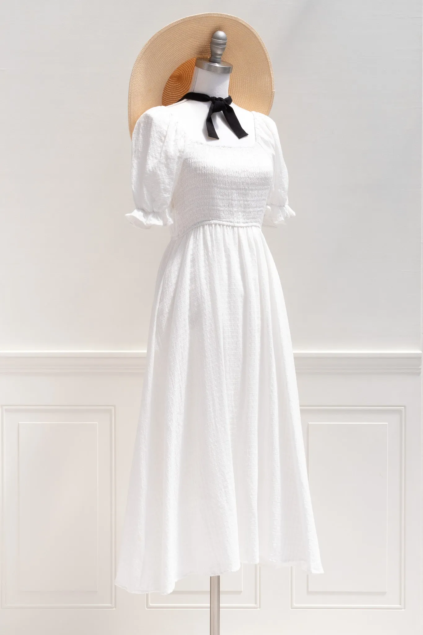 Lily of the Valley Dress - White