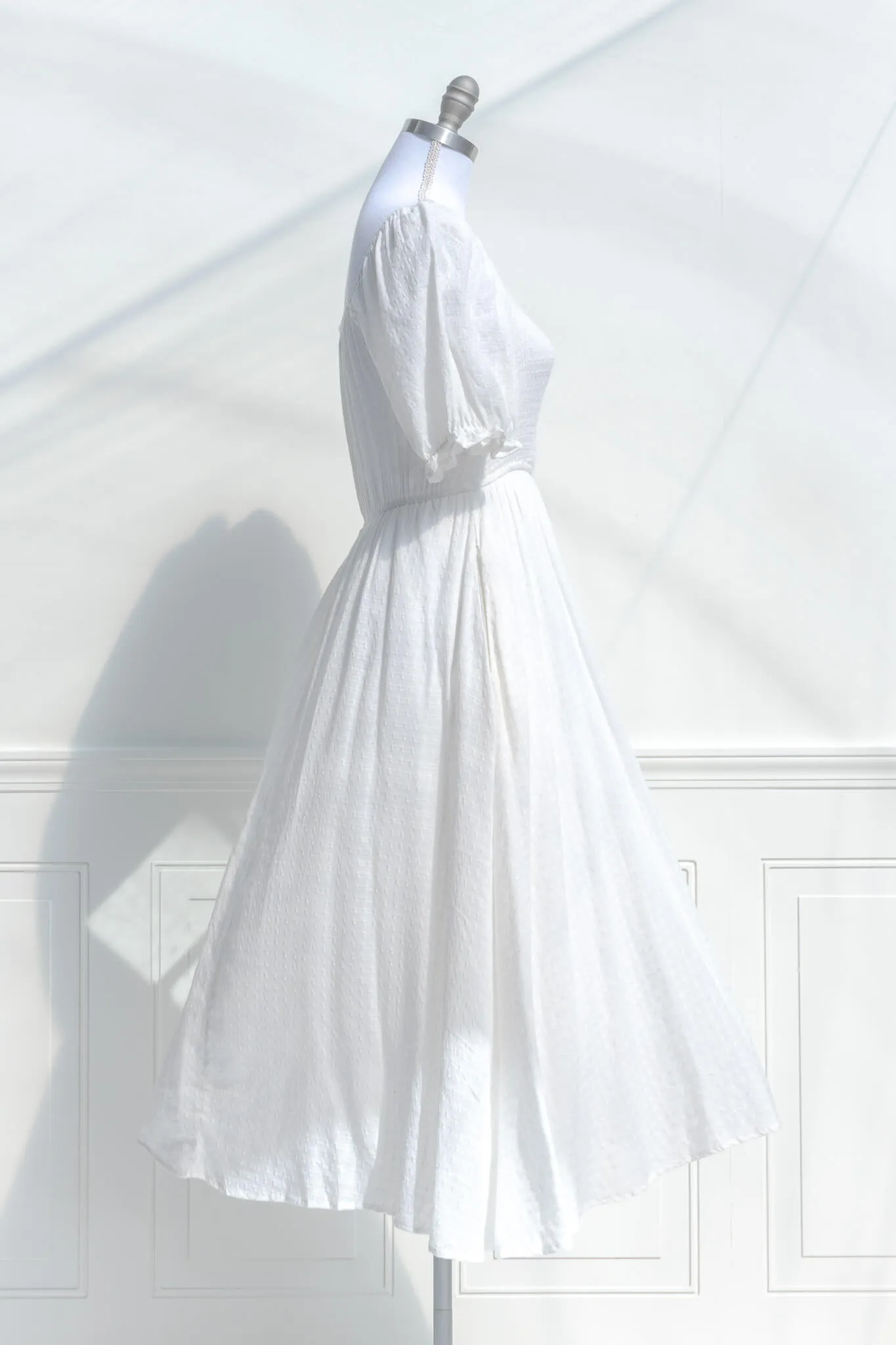 Lily of the Valley Dress - White