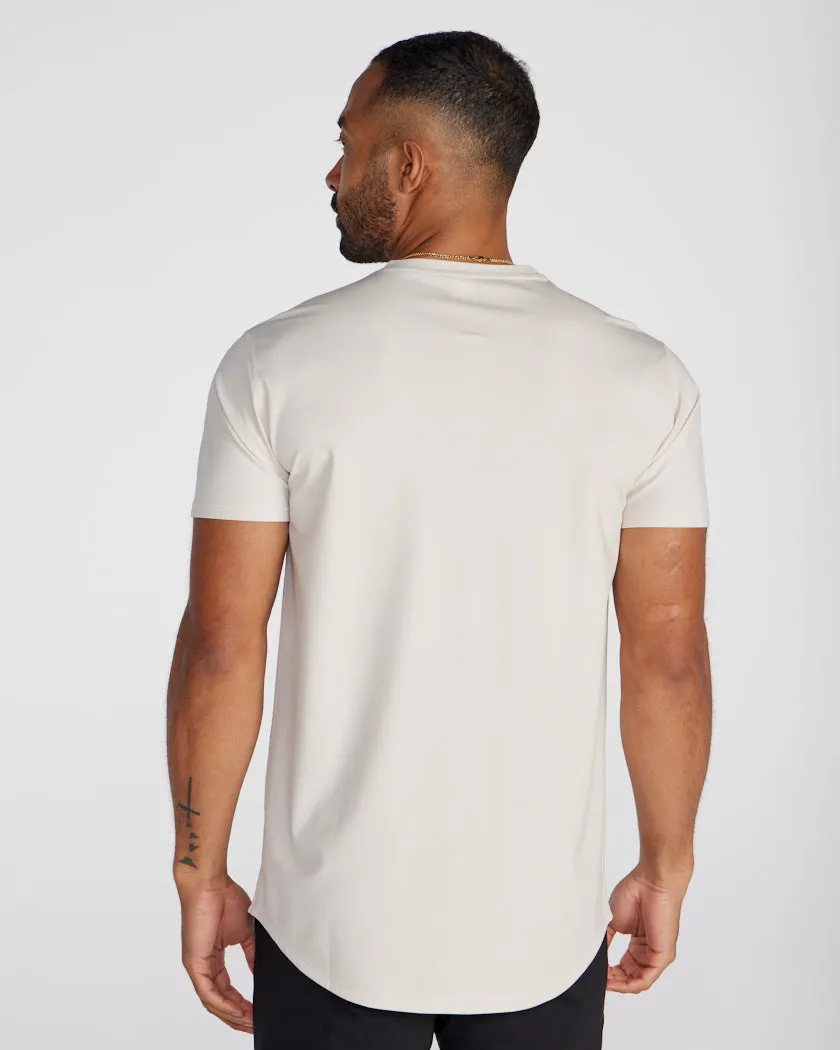 Limitless Short Sleeve Henley Drop-Cut