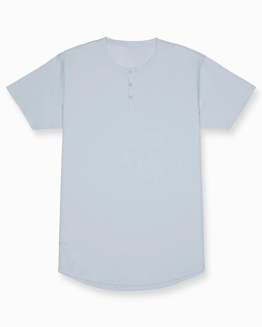 Limitless Short Sleeve Henley Drop-Cut