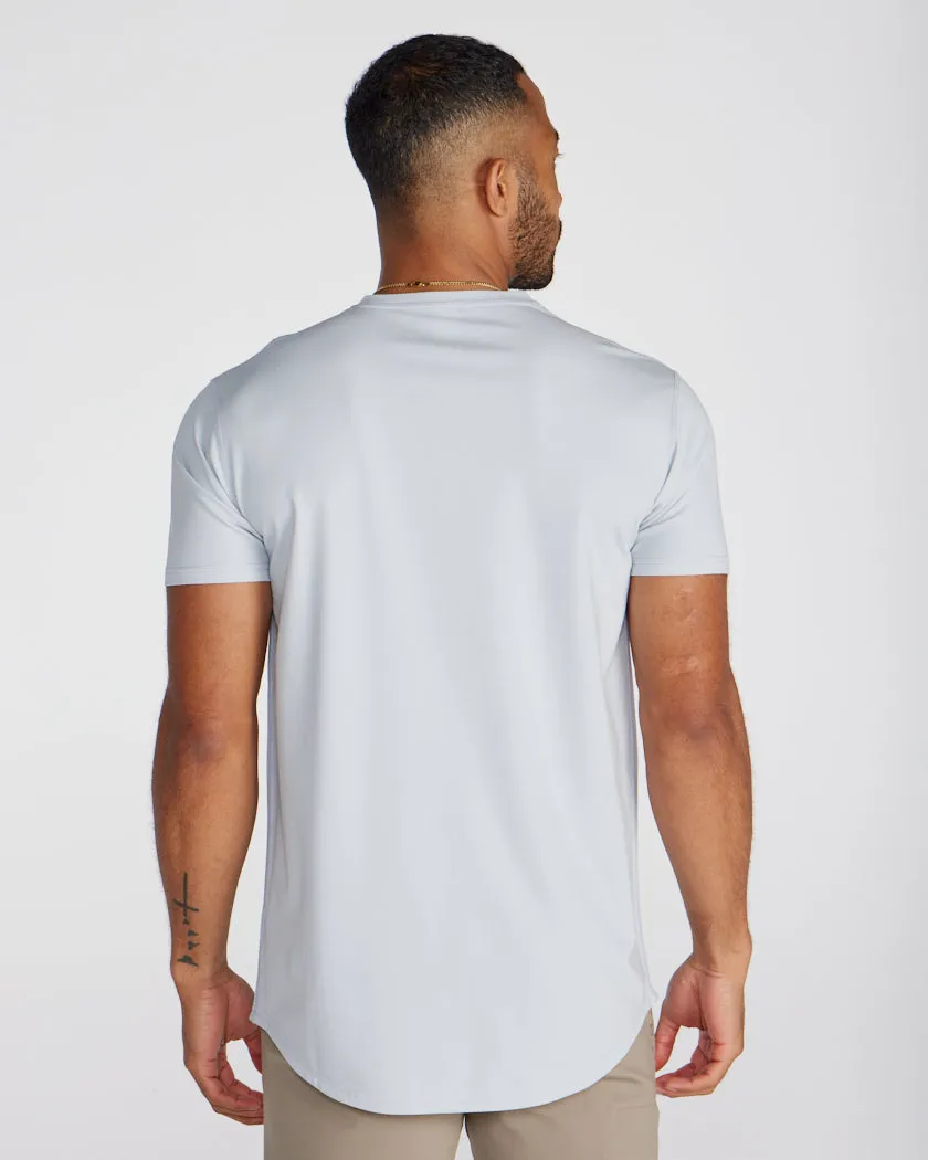 Limitless Short Sleeve Henley Drop-Cut