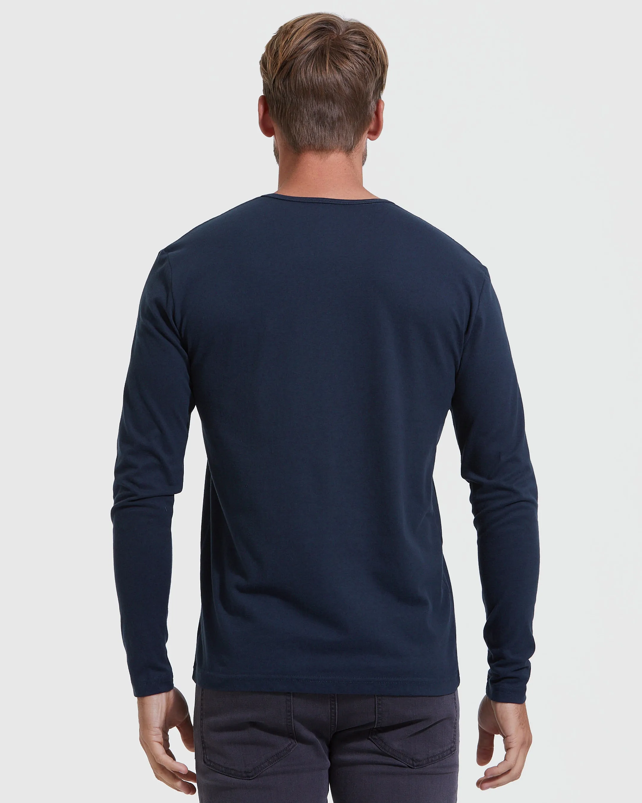 Long Sleeve Henley Color 6-Pack