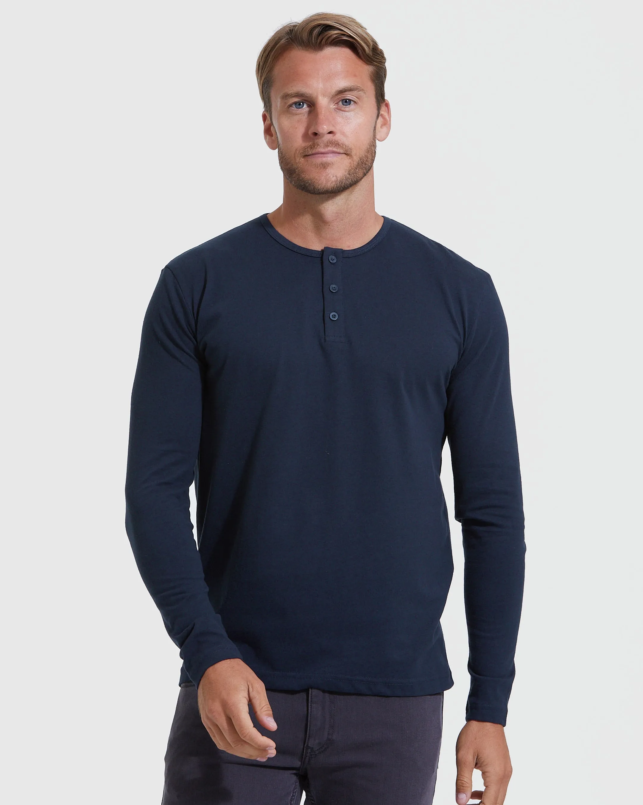 Long Sleeve Henley Color 6-Pack