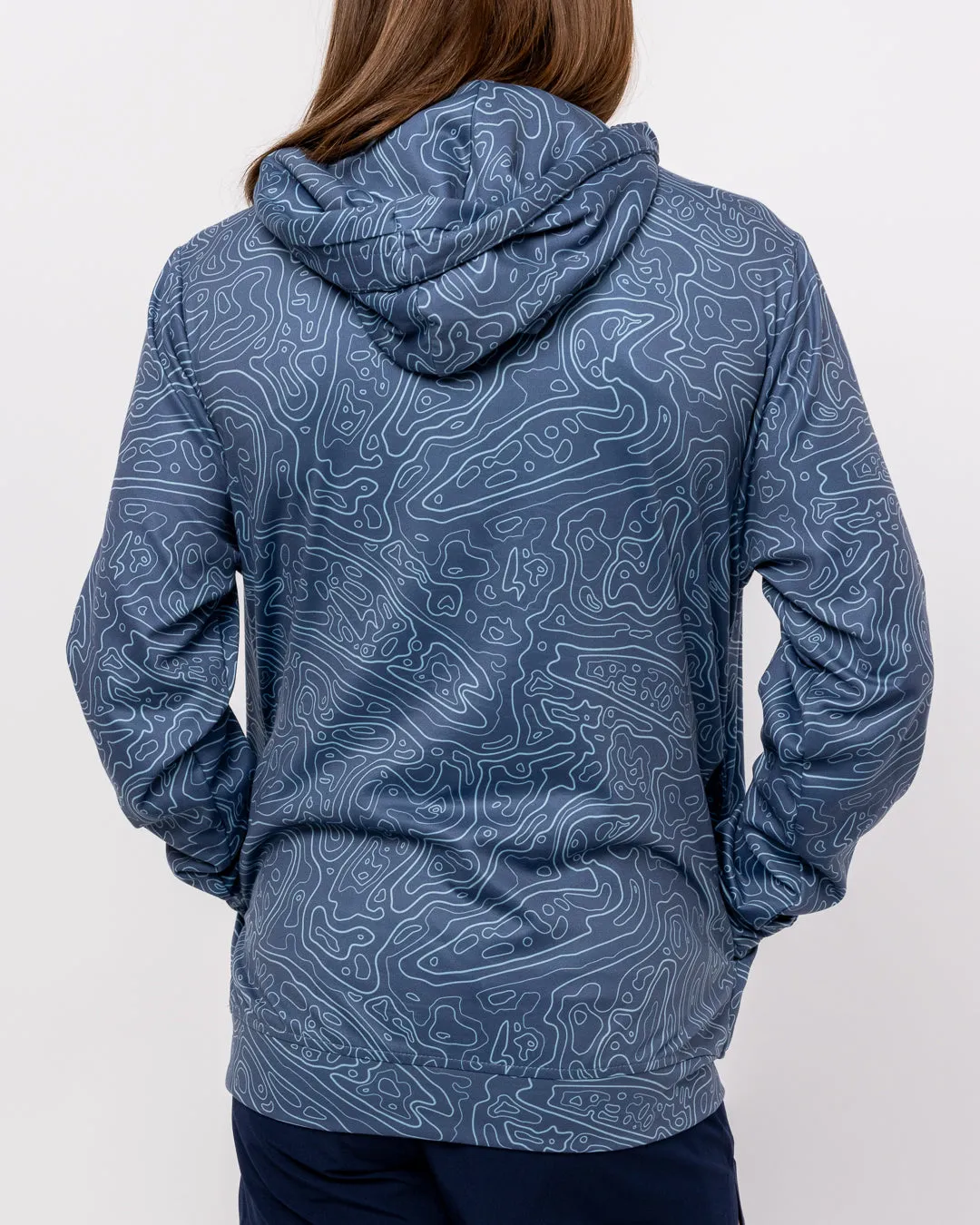 Loon Lake Topographic Zip Hoodie