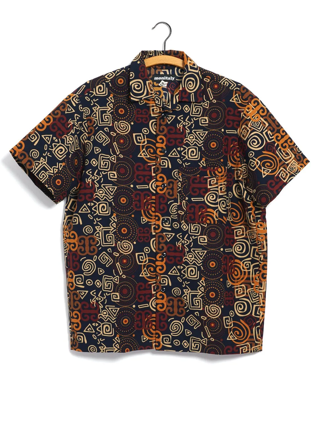 MECHANIC SHIRT | Shawn Print Short Sleeve Shirt | Multi