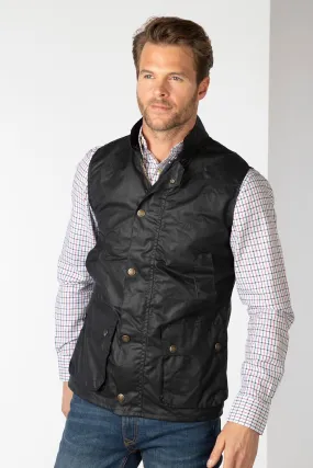 Men's Cotton Lined Wax Waistcoat - Richmond