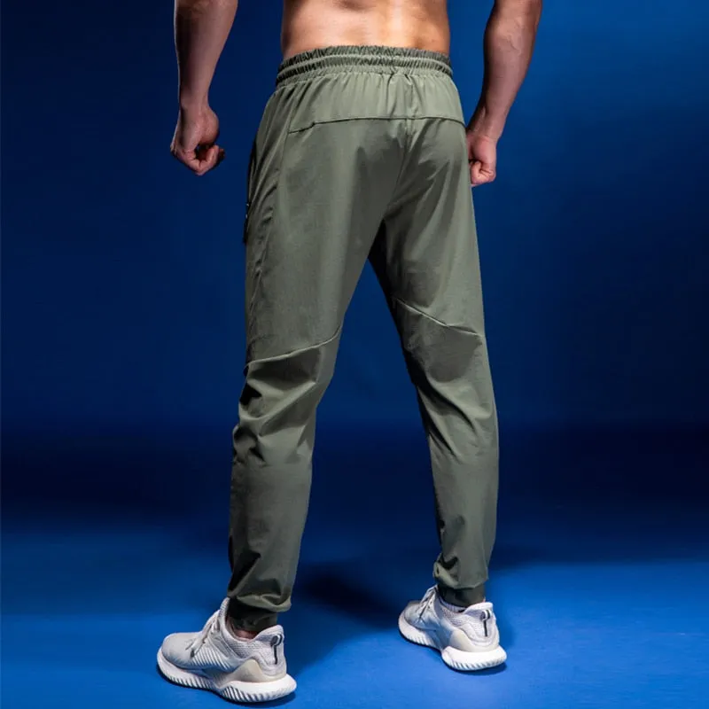 Mens Joggers Casual Pants Fitness Men Sportswear Tracksuit Bottoms Skinny Sweatpants Trousers Gyms Casual Elastic Pants